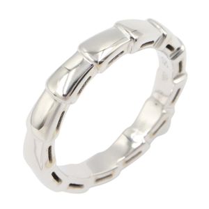 [Used] Bulgari BVLGARI Ring - Serpenti Viper Ring, K18WG (White Gold), Serpenti Viper Ring, Women's, Used A