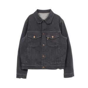 [Used] LOUIS VUITTON denim jacket, staple line, shadow monogram, cotton jacket, men's, Used A