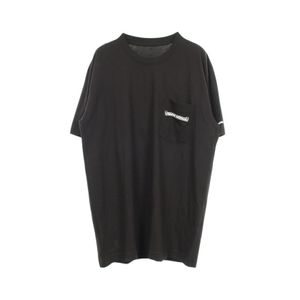 【中古】 クロムハーツ CHROME HEARTS 半袖Tシャツ スクロールラベル ポケット付き コットン Tシャツスクロールラベル メンズ Used A