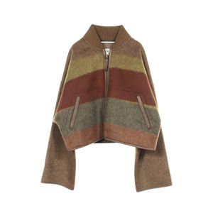 【二手】愛馬仕 HERMES 拉鍊短款短款外套 2H0121DD 羊絨短版外套 女款 二手 A