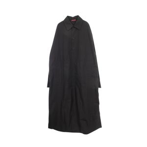 [중고] Gucci 구찌 엠보싱 로고 셔츠 원피스 코튼 셔츠 코트 여성용 Used A