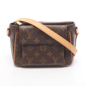 【二手】LOUIS VUITTON Viva-Cite PM M51165 女士單肩包，PVC塗層帆布皮革材質。