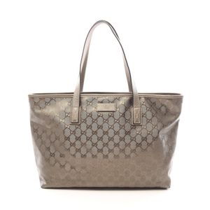 [중고] Gucci 구찌 토트백 GG 임프리메 211137 브론즈 PVC 코팅 캔버스 레더 GG 임프리메 토트백 여성용 Used B