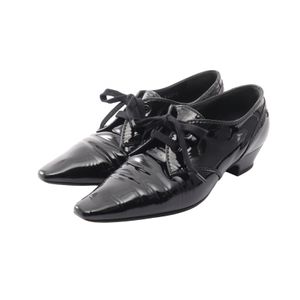 [Used] Chanel CHANEL Coco Mark Lace-up G34275 Patent Leather Shoes Women's Used B