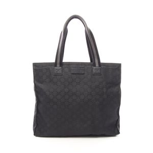 【중고】 Gucci 구찌 토트백 GG 나일론 449178 블랙 나일론 레더 토트백 유니섹스 Used B