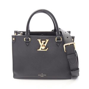 【二手】LOUIS VUITTONLock & Go 兩用肩背包 M22311 黑色皮革 Lock & Go 女士二手 B