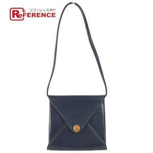 HERMES ヴィンテージ ウッドボタン ショルダーバッグ