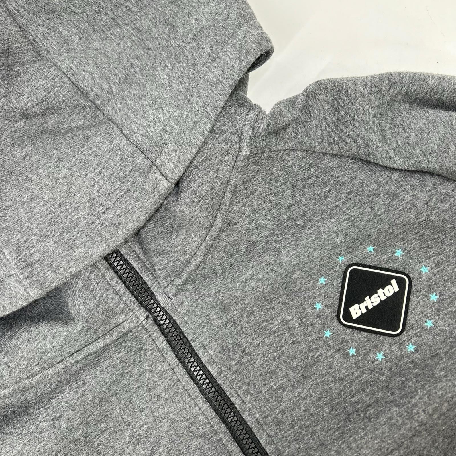 FC REAL Bristol FCRB-222022 22AW Gray VENTILATION HOODIE (XL