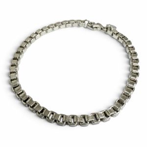 全新 □ TIFFANY&Co. Tiffany Venetian SV925 鍊式手鍊，銀色，重 17 克，男女皆宜，附防塵袋。