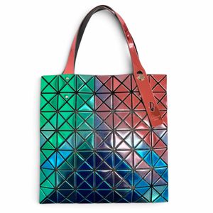 Mint condition △BAOBAO ISSEY MIYAKE MIYAKE BB03-AG831 Lucent Gradient Tote Bag Metallic Color Made in Japan Authentic Women's