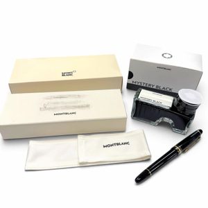 未使用品▼MONTBLANC モンブラン マイスターシュテュック 145 クラシック ペン先14K Fニブ 現行品 ホワイトスター 万年筆 ブラック ゴールド ドイツ製 メンズ 箱・保存袋付き