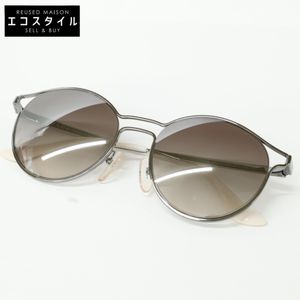 Prada SPR62S 5AV-6T2 鏡面鏡片貓眼圓形太陽眼鏡 53□19 140 [二手]