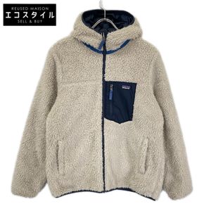 Patagonia 68095FA23 Beige x Navy Reversible Lady's Hoodie XXL [Used]