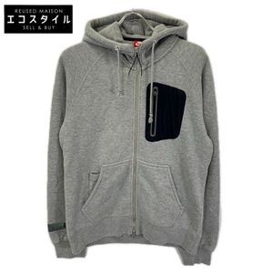 Nike x Loopwheeler 635319-063 Gray Zip-Up Hoodie M [Used]