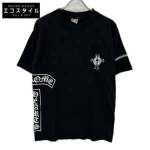 Chrome Hearts OLD CH 十字架 T 卹，純棉黑色，S 碼 [二手]
