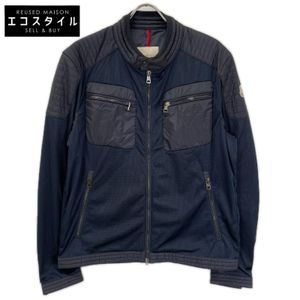Moncler FABRICE Polyester Jacket, Navy, Rider's Style [Used]