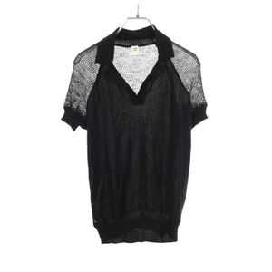 [Used] Hermes HERMES Polo Shirt Knit Mesh Cashmere Knit Women's Used A