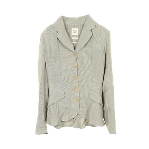 [Used] Hermes HERMES Striped Shirt Other Shirt Jacket Women's Used A