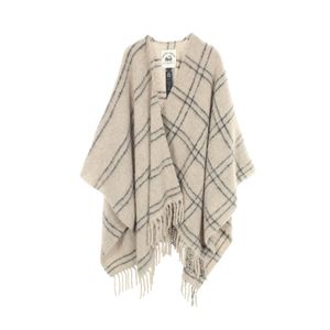 [Used] Emporio Armani CAPE Wool Poncho CAPE - Women's - Used A