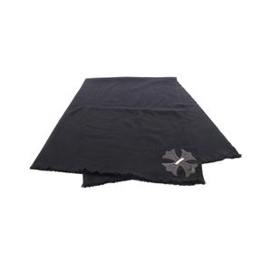 【二手】Chrome Hearts WHO'S SLEEPING NXT TO ME CH 十字貼片黑色皮革 CH 十字毯 男女通用 二手 A