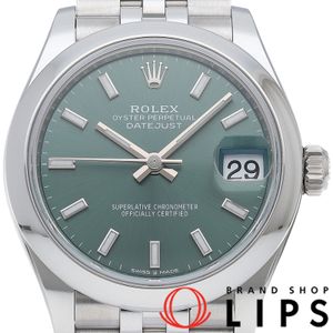 勞力士 Datejust 31 男童腕錶 Jubilee 薄荷綠 Datejust Boyz 278240 帶盒保固卡 不鏽鋼男士腕錶 綠色拋光 成色極佳 [二手]