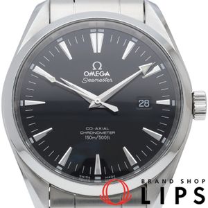 Omega Seamaster Aqua Terra Co-Axial 42.2mm Chronometer 2502.50 Stainless Steel Men's Watch, Black, Polished, Excellent Condition [Pre-owned]