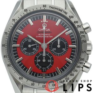 Omega Speedmaster Legend Michael Schumacher Chronograph 42mm Speedmaster Chronograph M.Schumacher 3506.61 Box, Warranty Card, Stainless Steel, Men's Watch, RED Polished, Excellent Condition [Used]
