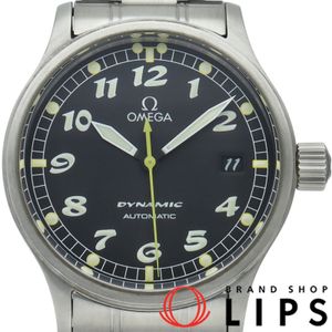 Omega Dynamic Automatic Men's Watch 5200.50, Stainless Steel, Black, Polished, Excellent Condition (Pre-owned) - Includes Box and Warranty.