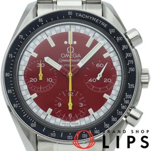 Omega Speedmaster Racing Chronograph 39mm RED Speedmaster Racing 3510.61 Warranty Card Stainless Steel Men's Watch RED Polished Excellent Condition [Used]