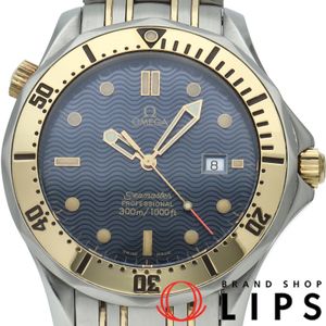 Omega Seamaster 300M Automatic 41mm Combination Bracelet Seamaster 300 Automatic 41mm 2342.80 Box Warranty Card K18YG/SS Men's Watch Blue Polished Excellent Condition [Used]