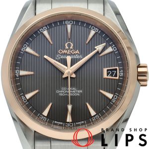Omega Seamaster Aqua Terra 150M Co-Axial Chronometer 38.5mm (231.20.39.21.06.003) - Box, Warranty, 18K Rose Gold/Stainless Steel, Men's Watch, Gray, Polished, Excellent Condition [Used]