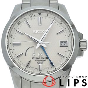 SEIKO 그랜드 세이코 스프링 드라이브 GMT 39.4mm 헤리티지 컬렉션 Grand Seiko Spring Drive GMT Heritage Collection SBGE209/9R66-0AE0 박스 SS 남성용 시계 화이트 폴리싱 완료 미품 【중고】