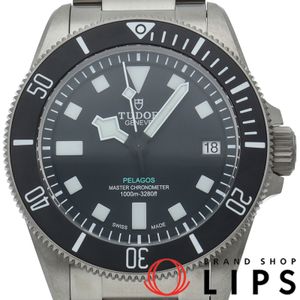TUDOR 펠라고스 울트라 워치 Pelagos M2543C1A7NU-0001 박스 보증서 밴드 티타늄 남성용 시계 블랙 미사용급 【중고】