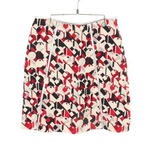 【二手】Prada PRADA 半身裙，全身印花，P122EE，人造絲半身裙，女款，二手 B