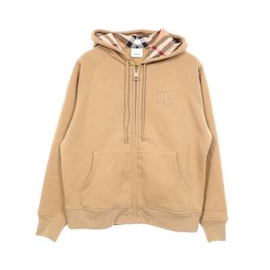 [Used] Burberry BURBERRY Hoodie Logo Embroidery Cotton Zip-up Hoodie Women's Used A
