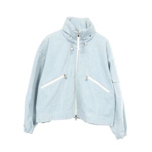 [Used] MONCLER Severau Denim Cotton Blouson for Women - Used A