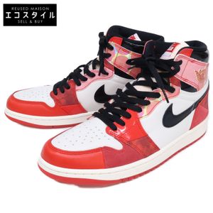 Nike 【Like New】DV1748-601 AIR JORDAN 1 HIGH OG SP SPIDER-MAN High-Top Sneakers Size 29 【Used】