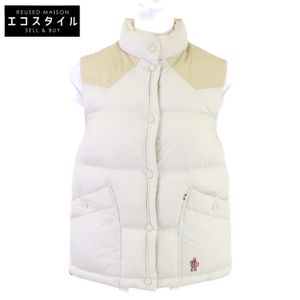 Moncler GRENOBLE 24SS SORAPIS Lightweight Nylon Yoke-Paneled Down Vest, Size 1 [Used]
