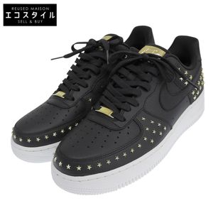 Nike Air Force 1 Low Star Studded Low-Top Sneakers, Men's, Black, Size 28.5cm, AR0639-001, 11.5 (US) [Used]