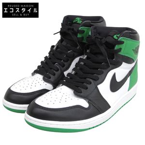 Nike Air Jordan 1 Retro High OG Shoes, Men's, Lucky Green, Size 29cm, DZ5485-031, Size 11 (US) [Used] (Excellent Condition)