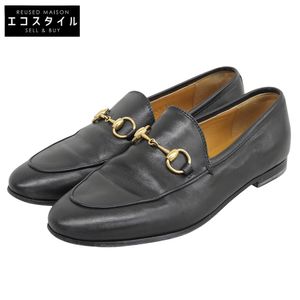 Gucci 구찌 조던 홀스빗 레더 로퍼 여성용 블랙 35 1/2 35.5【중고】