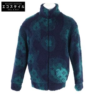 Louis Vuitton [Like New/Domestic Authorized Dealer/2023 Model] RM231M SQ9 HOY15W Monogram Jacquard Camo Fleece Jacket M [Used]