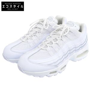 Nike Air Max 95 Big Bubble Low-Cut Sneakers, Men's, White, Size 28.5cm, HM8755-100, Size 10.5 (US) [Used]