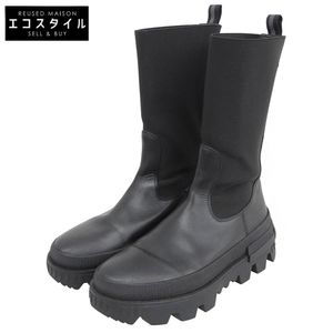 Moncler NEUE CHELSE HIGH Gore-Tex Boots, Women's, Black, Size 37 (Used)