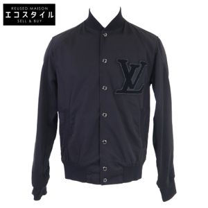 Louis Vuitton [Domestic Authorized Dealer] RM111M MSBS11BEV LV Logo Patch Varsity Jacket Size 46 [Used]