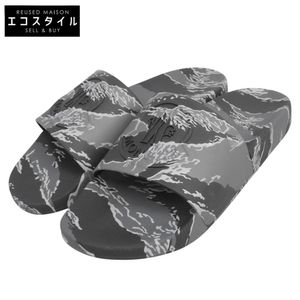 Moncler camouflage rubber sandals, men's shoes, gray, size 41 (used)