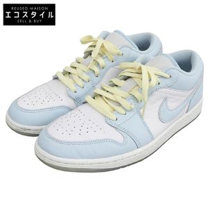 Nike Air Jordan 1 Low SE Men's Shoes, Blue x White, Size 26.5cm, HJ5999-400, Size 8.5 (US) [Used]