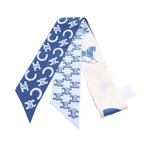 [Used] CELINE Lavallière Silk Twill RIBON Scarf, Women's, Used A