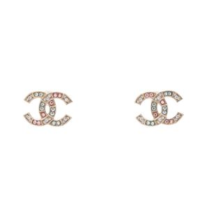【สินค้ามือสอง】 ชาแนล CHANEL ต่างหู C20A โลโก้ CC GP (ชุบทอง) ต่างหู สำหรับผู้หญิง สภาพ A