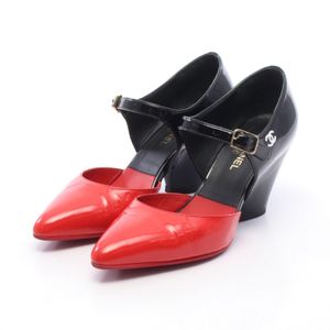 [Used] Chanel CHANEL Pumps Coco Mark Color Patent Leather Pumps Women's Used A